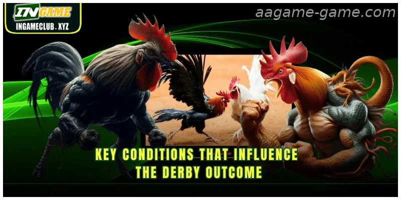 Key conditions that influence the derby outcome