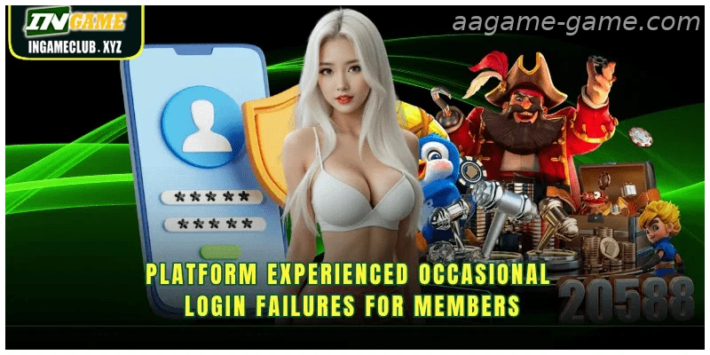 Platform experienced occasional login failures for members